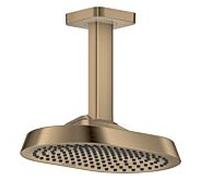 Douche de tête Hansgrohe Axor ShowerSphere 39764140 250 x 160 mm, 1 jet, 8 l/min, fixation au plafond, bronze brossé