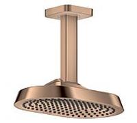 Douche de tête Hansgrohe Axor ShowerSphere 39764300 250 x 160 mm, 1 jet, 8 l/min, fixation au plafond, or rouge poli