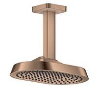 Douche de tête Hansgrohe Axor ShowerSphere 39764310 250 x 160 mm, 1 jet, 8 l/min, fixation au plafond, rouge or brossé