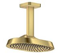 Douche de tête Hansgrohe Axor ShowerSphere 39771250 250 x 160 mm, 1 jet, 6 l/min, raccordement plafond, finition or brossé