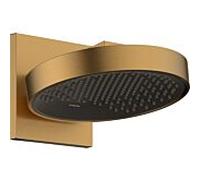 Douche de tête Hansgrohe Rainfinity 250 EcoSmart 26227140, profondeur 273 mm, 1 jet, raccord mural, débit 9,4 l/min, bronze brossé