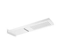 douche de tête Herzbach Deep White 23.661600.2.07 539 x 165 mm, pour montage mural, blanc mat