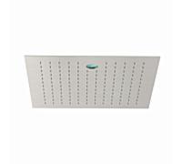 Kludi de douche de tête ASANA 69430N5-00 44 x 44 cm, SummerRain/Ambience Light, inox, nickel brossé