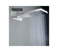 Douche de tête murale rectangulaire acier brossé Manhattan - Bossini I00570075