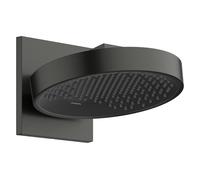 Douche de tête Hansgrohe Rainfinity 250 EcoSmart 26227340, profondeur 273 mm, 1 jet, raccord mural, débit 9,4 l/min, chrome noir brossé