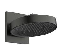 Douche de tête Rainfinity 250 3 jets avec raccordement mural, 26232340, Couleur: Chrome noir brossé