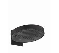 Douche de tête Rainfinity 360 1 jet avec raccordement mural, 26230670, Couleur: noir mat