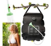 Douche de voyage 20 l, portable, douche solaire, eau chaude