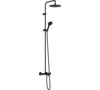 Douche encastrée hansgrohe Vernis Blend 240, 1 jet, avec thermostat de baignoire, finition noir mat