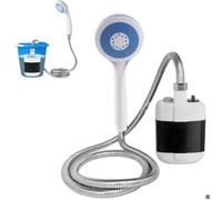 Douche Extérieure Portative Douche Portative D'ABS pour Le Camping Pompe De Douche De Camping Alimentée par Batterie électrique Po