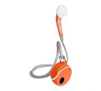 Douche extérieure rechargeable par USB 0,8 MPa haute pression 5,5 l/min débit 2200 mAh pour batterie compacte 0,4 kg unité portable IPX7 étanche tuyau en acier inoxydable avec sac de transport pour