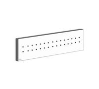 Douche latérale fixe Gessi Rettangolo 1/2, largeur 240 mm, avec accessoire supplémentaire, 32975713, Couleur: Laiton antique