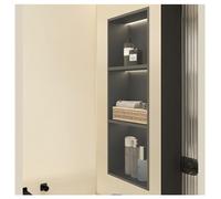 Douche LED 1/2/3/4 niveaux - Shampooing étanche en acier inoxydable pour salle de bain moderne (gris, 320 x 320 x 125 mm) - Pas de carrelage nécessaire