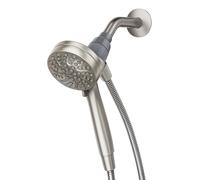 Douche magnétique, support magnétique, finition nickel brossé
