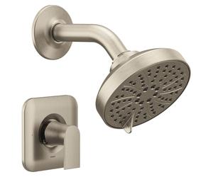 Douche moderne Moen T2472EPBN Genta, système Posi-Temp pour une température constante et une performance écologique optimisée