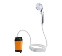 Douche portable dispositif pulvérisateur imperméable rechargeable | Douche de camping portable pour randonnée, voyage, extérieur, salle de bain, plage, intérieur, toilettes, maison