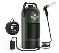 Douche Portable Électrique 20L avec 2000mAh Pompe - Douche Solaire de Camping Pliable avec Tuyau 2m Sac de Rangem DOUCHE EXTERIEURE