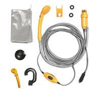 Douche Portative,12V Électrique Portative Multifonction - Kit de Lavage Auto Extérieur Portable - pour Camping-Car Voiture Moto Lavage en Extérieur Plage Voyage Road Trip Aventure Bain pour Animaux Ca