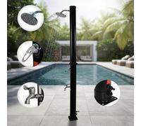Douche solaire 20L noir douche de jardin douche de pied camping piscine douche de pluie extérieur
