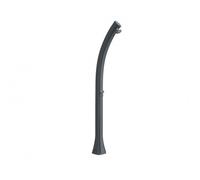Douche solaire anthracite avec mitigeur, réservoir 23 L, pour jardin et piscine, Arkema Design (H100/7016)