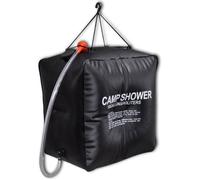 Douche solaire de camping et voyage 40 L - VIDAXL - Noir