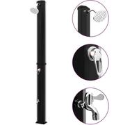 Douche solaire d'extérieur avec pomme de douche et robinet 35 L
