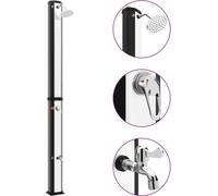 Douche solaire d'extérieur avec pomme de douche et robinet 35 L