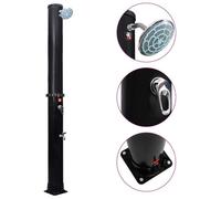 vidaXL Douche solaire avec pommeau de douche et robinet 40 L