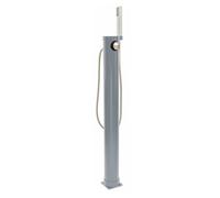 Douche solaire droite EPAI - PVC gris - 9 L - Economique et écologique