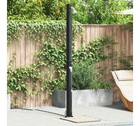 vidaXL Douche solaire extérieure 217 cm noire PVC et aluminium