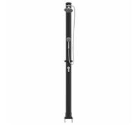 Douche solaire extérieure - vidaXL - Noir - PVC et Aluminium - 217 cm - Énergie solaire - Résistant aux UV