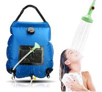 Douche solaire extrieure sac solaire 20L chauffe-sac deau de douche de camping avec pommeau de douche couleurs multiples