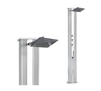 Douche solaire Formidra hybride Dada 40L en aluminium anodisé Inox