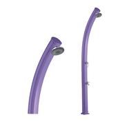 Formidra Douche solaire Jolly 25 L aluminium avec rince-pieds Violet