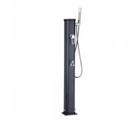Douche solaire - FORMIDRA - Jolly Go - 20 L - Aluminium - Anthracite - Hauteur 120 cm