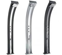 Douche solaire Hybride DADA 40L-DADA Curve / Anthracite - Alu brossé