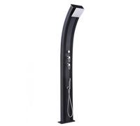 Formidra Douche hybride Dada Curve anthracite / alu brossé avec rince-pieds