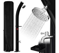 Douche solaire Izrielar, douche d'extérieur, 20 L, avec housse de protection et porte-savon, pour piscine et camping
