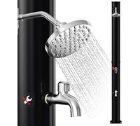 Douche solaire Izrielar Douche extérieure Douche d'extérieur 20 L Sans housse de protection pour piscine Camping