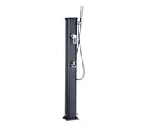 Douche solaire - FORMIDRA - Jolly Go - 20 L - Aluminium - Anthracite - Hauteur 120 cm