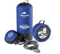 Douche solaire portable - Naturehike - Capacité 11 L - Poids léger 1 kg - Pompe à pied intégrée - Tuyau de 200 cm