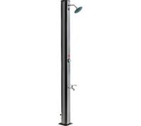 Gre Accessories Pvc Solar Shower With Foot Tap 35l Argenté 214 cm