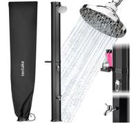 Douche solaire - TECTAKE - Douche OFANTO 35 l, pivotante, mitigeur monocommande, 217 x 46 x 28 cm - noir