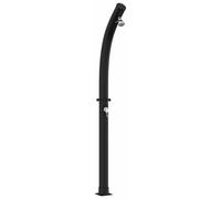 Douche solaire vidaXL avec pommeau de douche, 20 litres, PVC, ABS, alliage de zinc, noire