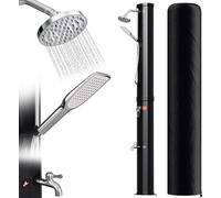Douche solaire Yakimz douche avec pied douche extérieure douche de jardin piscine 40L (avec couverture de protection)