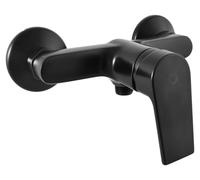 Douche thermostatique à une seule poignée, finition noire mate, modèle COLORADO