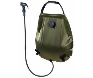 Douche touristique Solar Shower Deluxe 20 L MFH - Olive