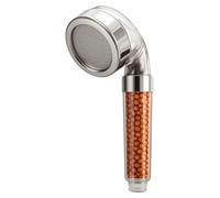 Douche transparente avec filtre en pierre minérale et changement de couleur, diamètre 6,5 cm