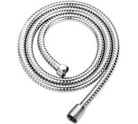 douche, Tuyau de douche 1/1,5/2 m, rondelles d'étanchéité flexibles en acier inoxydable chromé/noir