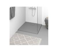 vidaXL Receveur de douche SMC Gris 90 x 90 cm